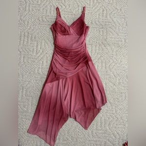 Pink Sparkly Fancy Dress Size Medium